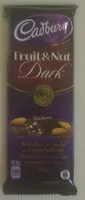Mängden socker i Fruit & Nut Dark Chocolate