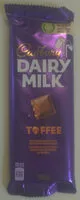Mängden socker i Toffee Dairy Milk