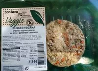 Mängden socker i Burger vegana