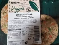 Mängden socker i Burger vegana