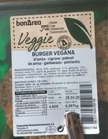 Mängden socker i Burger vegana