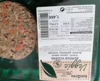 Mängden socker i Hamburguesas veganas