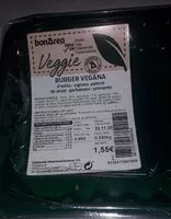 Mängden socker i BURGER VEGANA