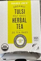 Mängden socker i Tulsi holy basil organic herbal tea