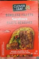 Mängden socker i Sardines filets désossés jalapeño fumé dans l'huile