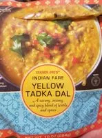 Mängden socker i Yellow Tadka Dal