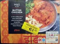 Mängden socker i Butter chicken