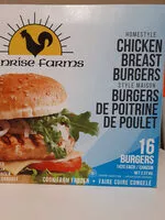 Mängden socker i Burger de poitrine de poulet