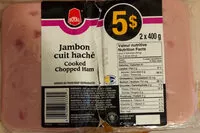 Mängden socker i Jambon cuit haché