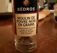 Mängden socker i moulin de poivre noir en grain