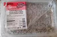 Mängden socker i Burger meat extra con ajo, perejily orégano