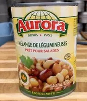 Mängden socker i Melange de legumineuse