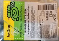 Mängden socker i Burger meat extra con espinacas