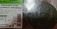 Mängden socker i Burger meat extra con espinacas