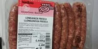 Mängden socker i Longaniza fresca
