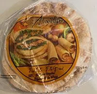 Mängden socker i Pain pita blé entier