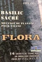 Mängden socker i Basilic sacré Mélange de plantes pour tisane