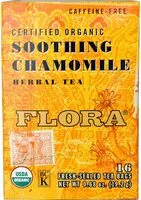 Mängden socker i Certified Organic Soothing Chamomile Herbal Tea