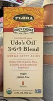 Mängden socker i Udos oil 369 blend