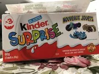 Socker och näringsämnen i Kinder surprise