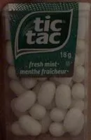 Mängden socker i Tictac fresh mint