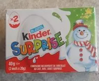 Mängden socker i Kinder surprise