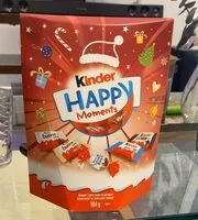 Mängden socker i Kinder happy moments