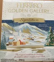 Mängden socker i Golden gallery advent calendar