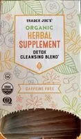 Mängden socker i Organic Herbal Supplement- Detox Cleansing Blend