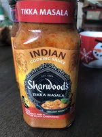 Mängden socker i Tikka masala indian cooking sauce