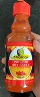 Mängden socker i Piri-piri hot sauce