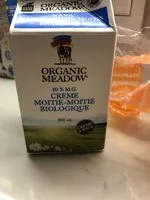 Mängden socker i Organic half & half cream