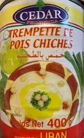 Mängden socker i Hummus Trempette de pois chiches