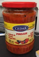 Mängden socker i Tartinades de poivrons rouges rôties