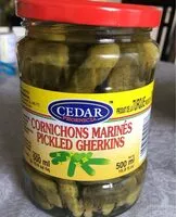 Mängden socker i Cornichons marinés