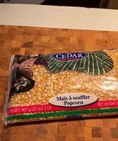 Mängden socker i Maïs à souffler Popcorn