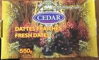 Mängden socker i Dattes fraiches