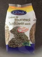 Mängden socker i Graines de tournesol