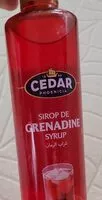 Mängden socker i Sirop de grenadine