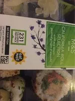 Mängden socker i California roll