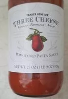 Mängden socker i Three cheese pomodoro pasta sauce