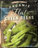 Mängden socker i Organic flat green beans
