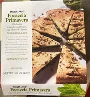 Mängden socker i Focaccia primavera