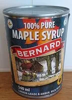 Mängden socker i Maple syrup