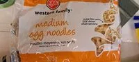 Mängden socker i Medium egg noodles