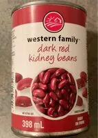 Mängden socker i Dark Red Kidney Beans
