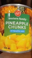 Mängden socker i Pineapple chunks