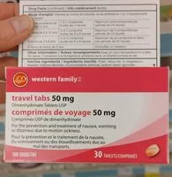 Mängden socker i Travel Tabs 50mg