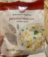 Mängden socker i Parboiled white rice