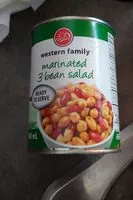 Mängden socker i Marinated 3 bean salad